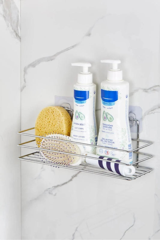 Gümüş Banyo Rafı